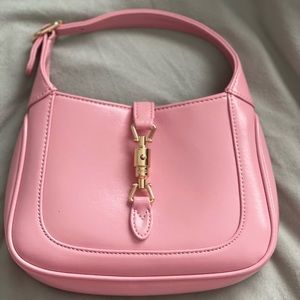 Gucci Pink Mini Jackie Purse gold hardware